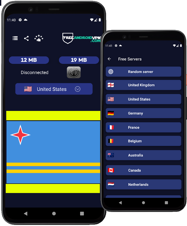 Free Aruba VPN for Android