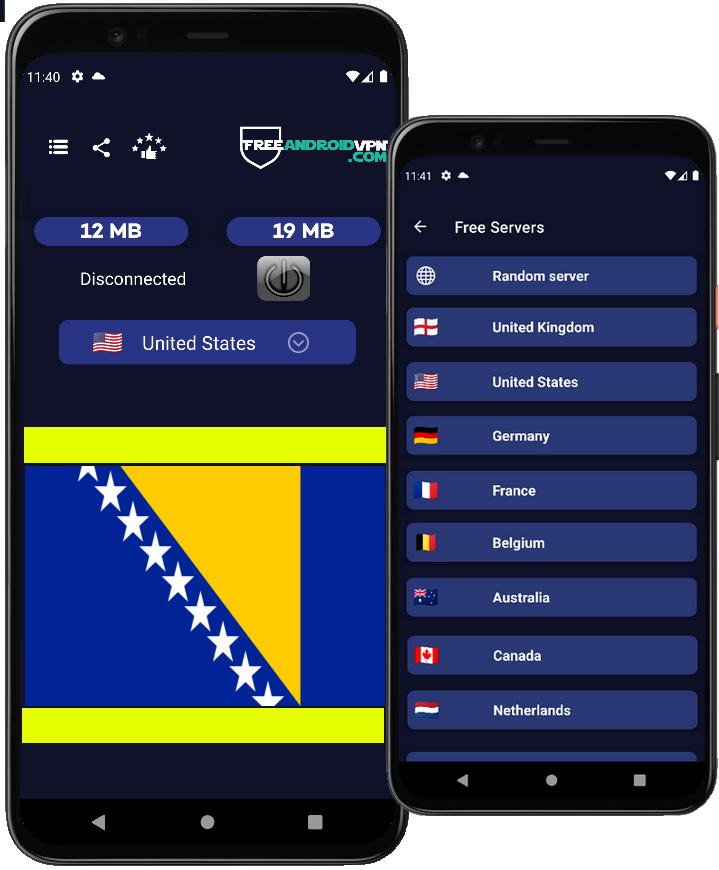 Free Bosnia VPN for Android