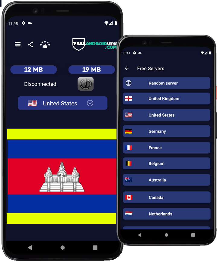 Free Cambodia VPN for Android