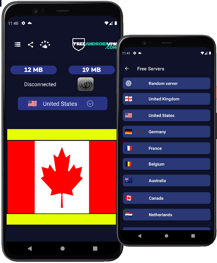Free Canada VPN for Android