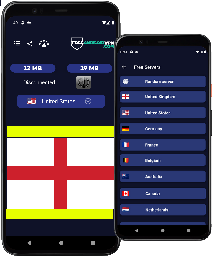 Free England VPN for Android