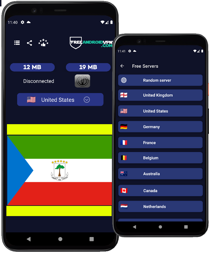 Free Equatorial Guinea VPN for Android