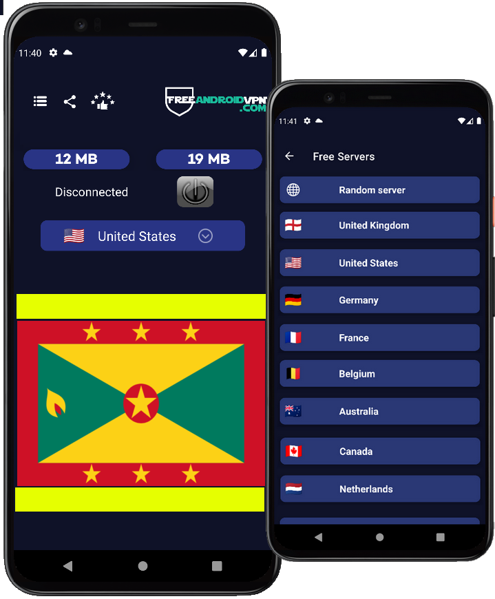 Free Grenada VPN for Android