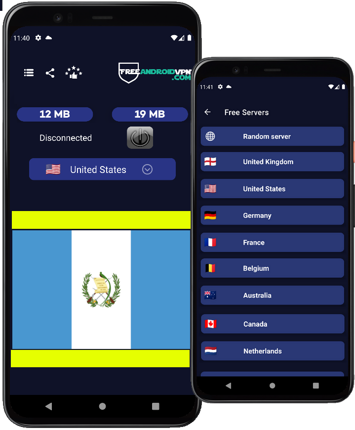Free Guatemala VPN for Android