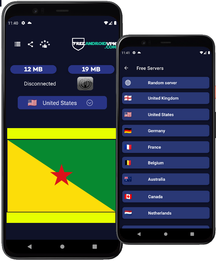 Free Guiana VPN for Android