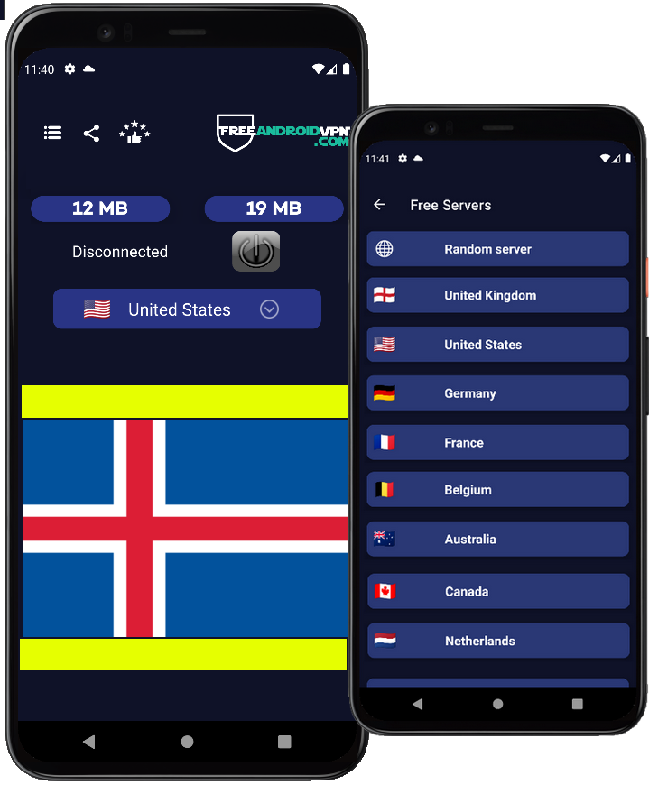 Free Iceland VPN for Android