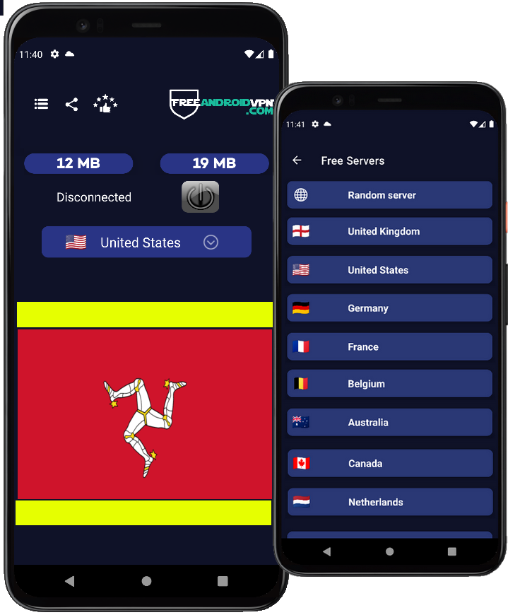 Free Isle of Man VPN for Android