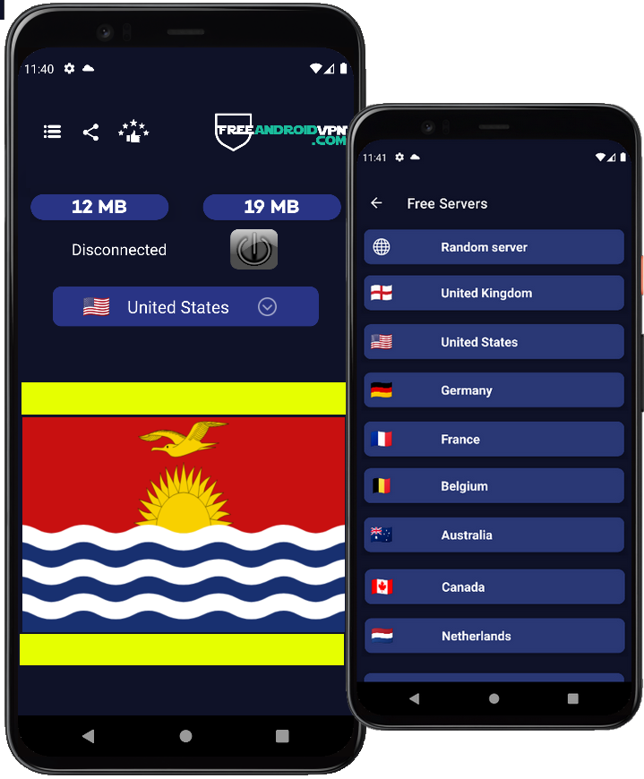 Free Kiribati VPN for Android