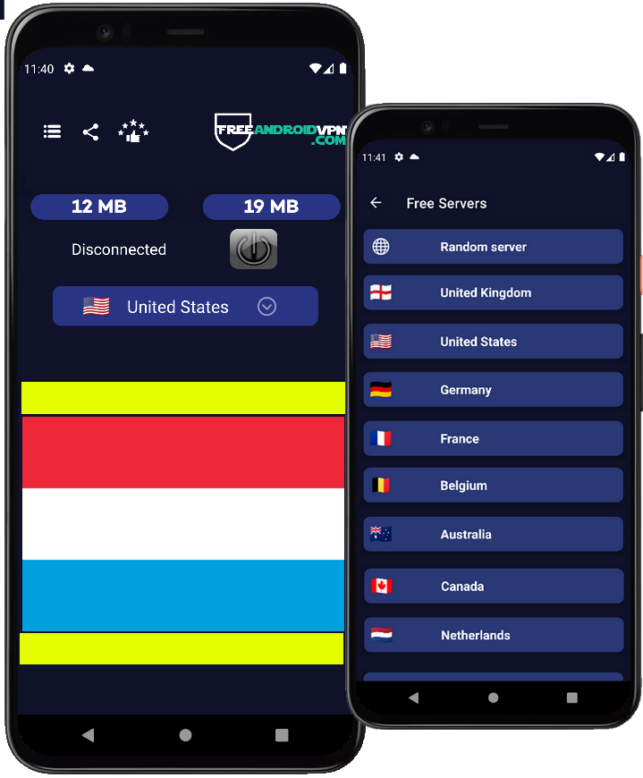 Free Luxembourg VPN for Android