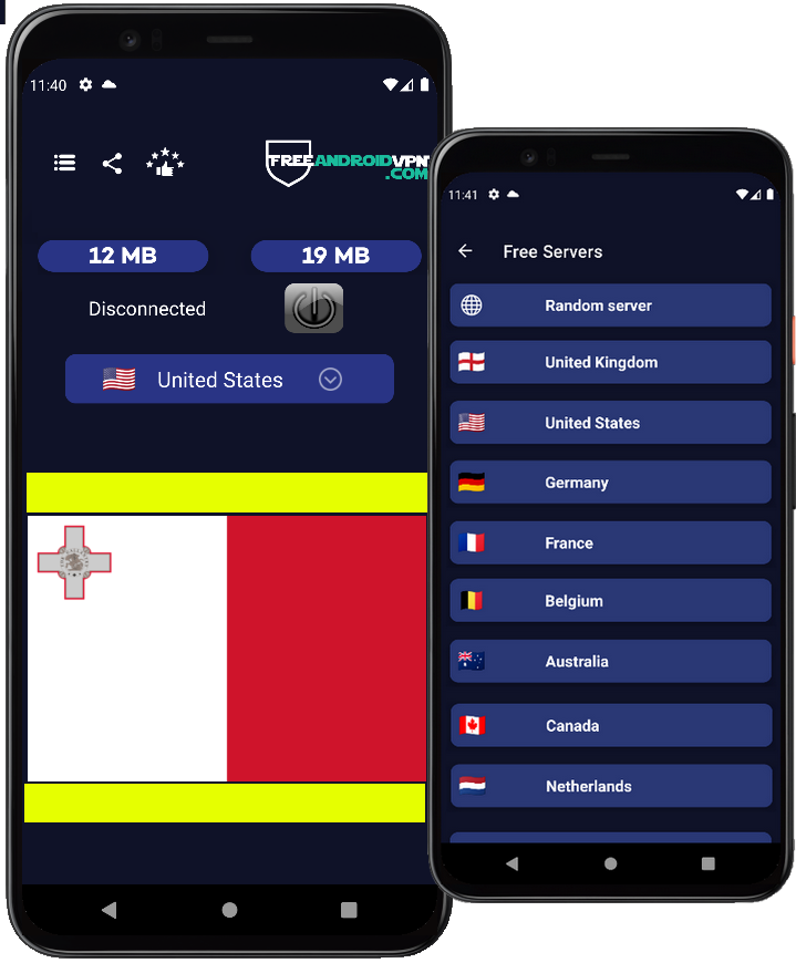 Free Malta VPN for Android