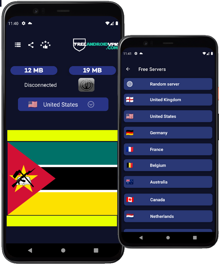 Free Mozambique VPN for Android