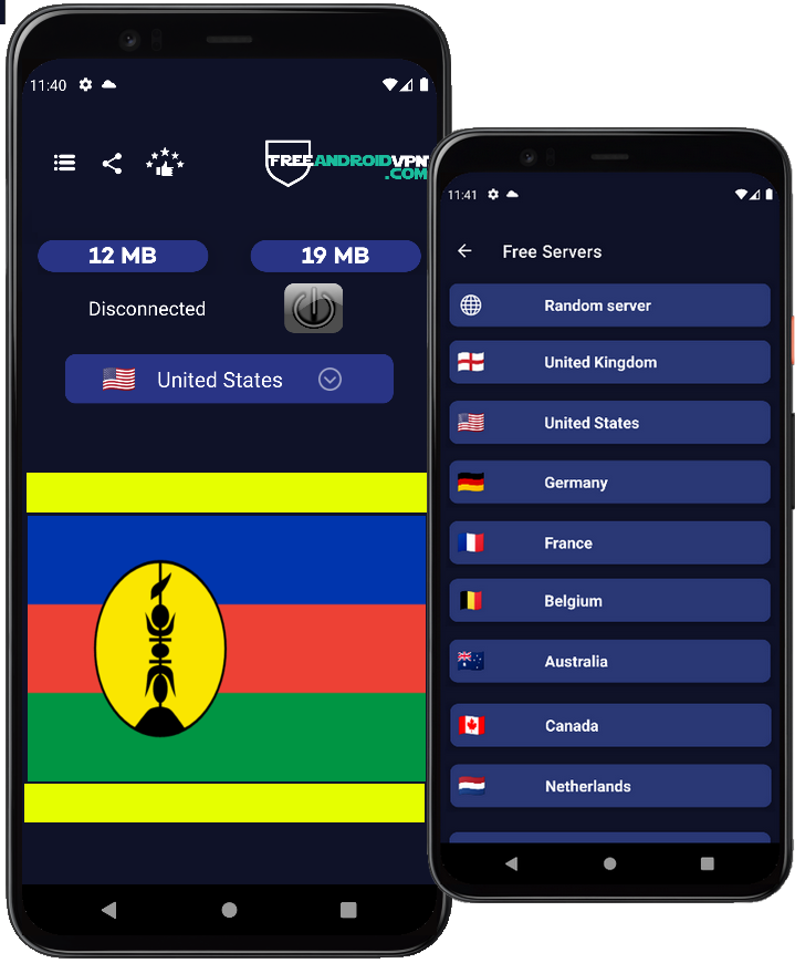Free New Caledonia VPN for Android