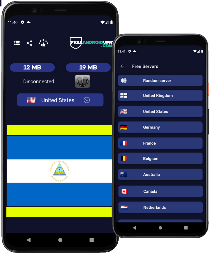 Free Nicaragua VPN for Android