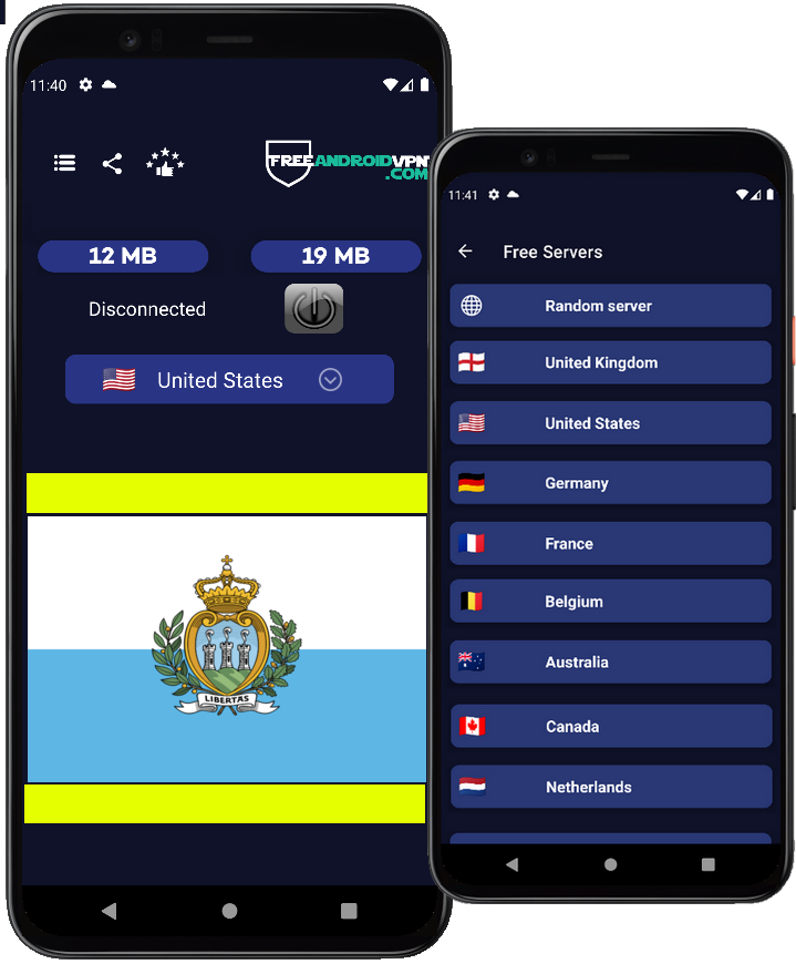Free San Marino VPN for Android