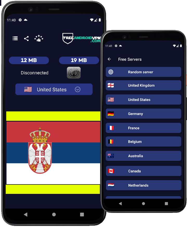 Free Serbia VPN for Android