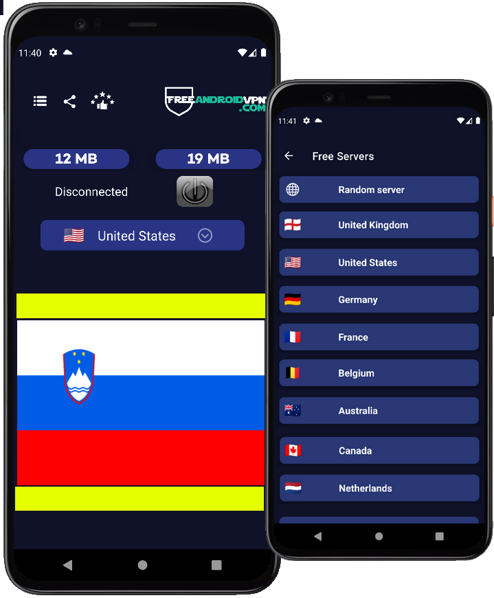 Free Slovenia VPN for Android