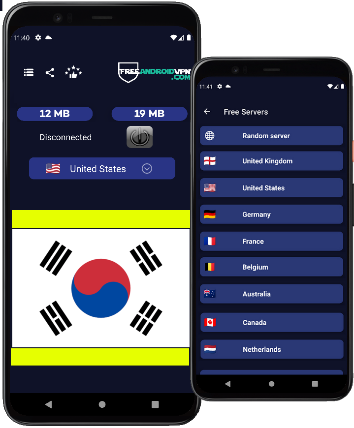 Free South Korea VPN for Android