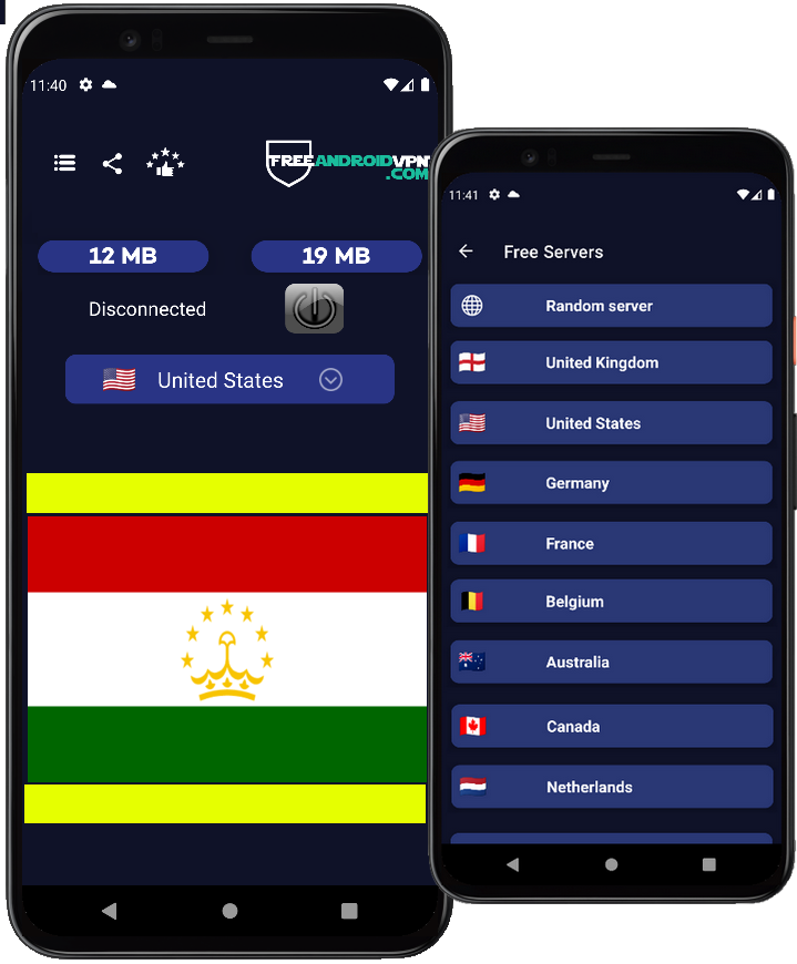Free Tajikistan VPN for Android