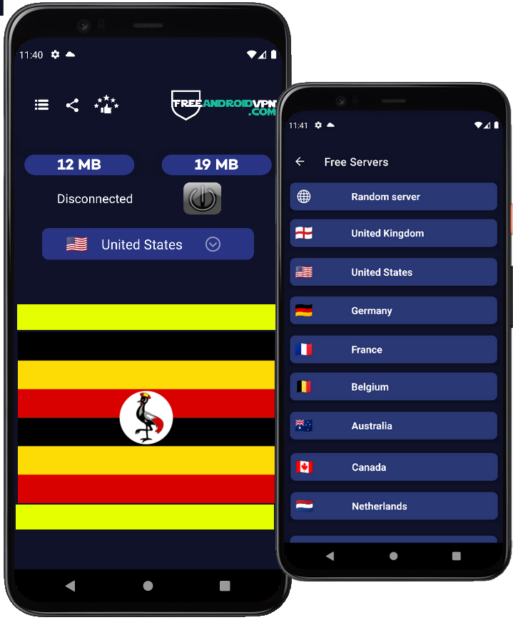 Free Uganda VPN for Android