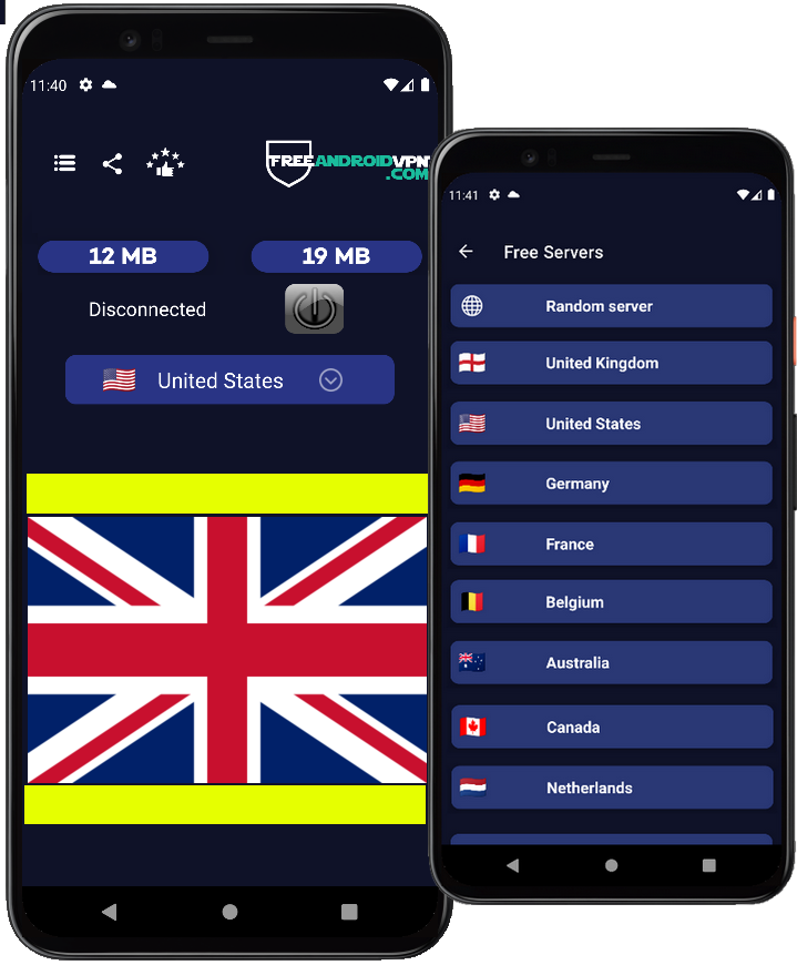 Free United Kingdom VPN for Android