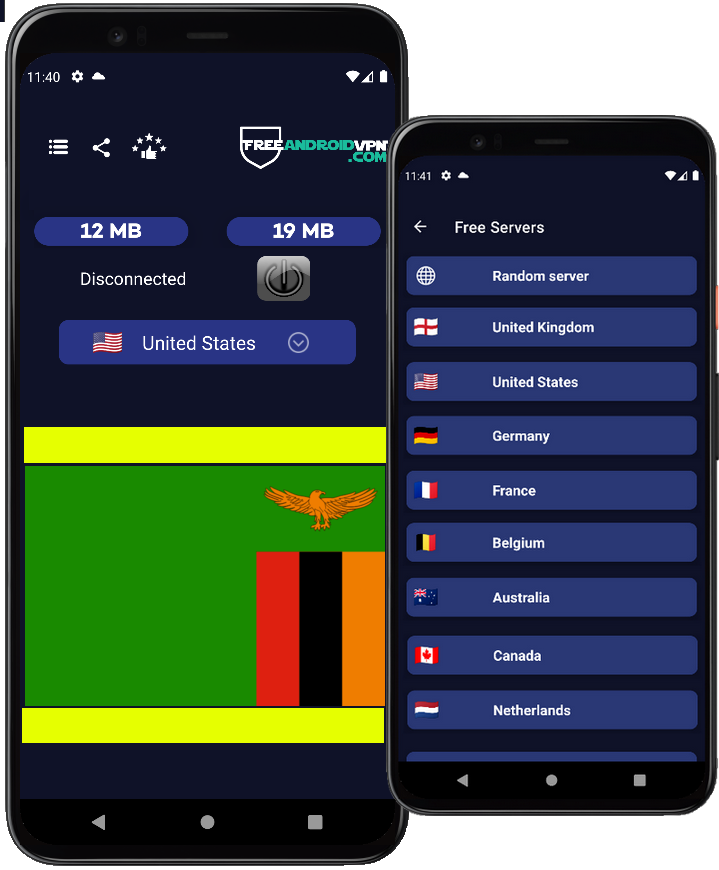 Free Zambia VPN for Android