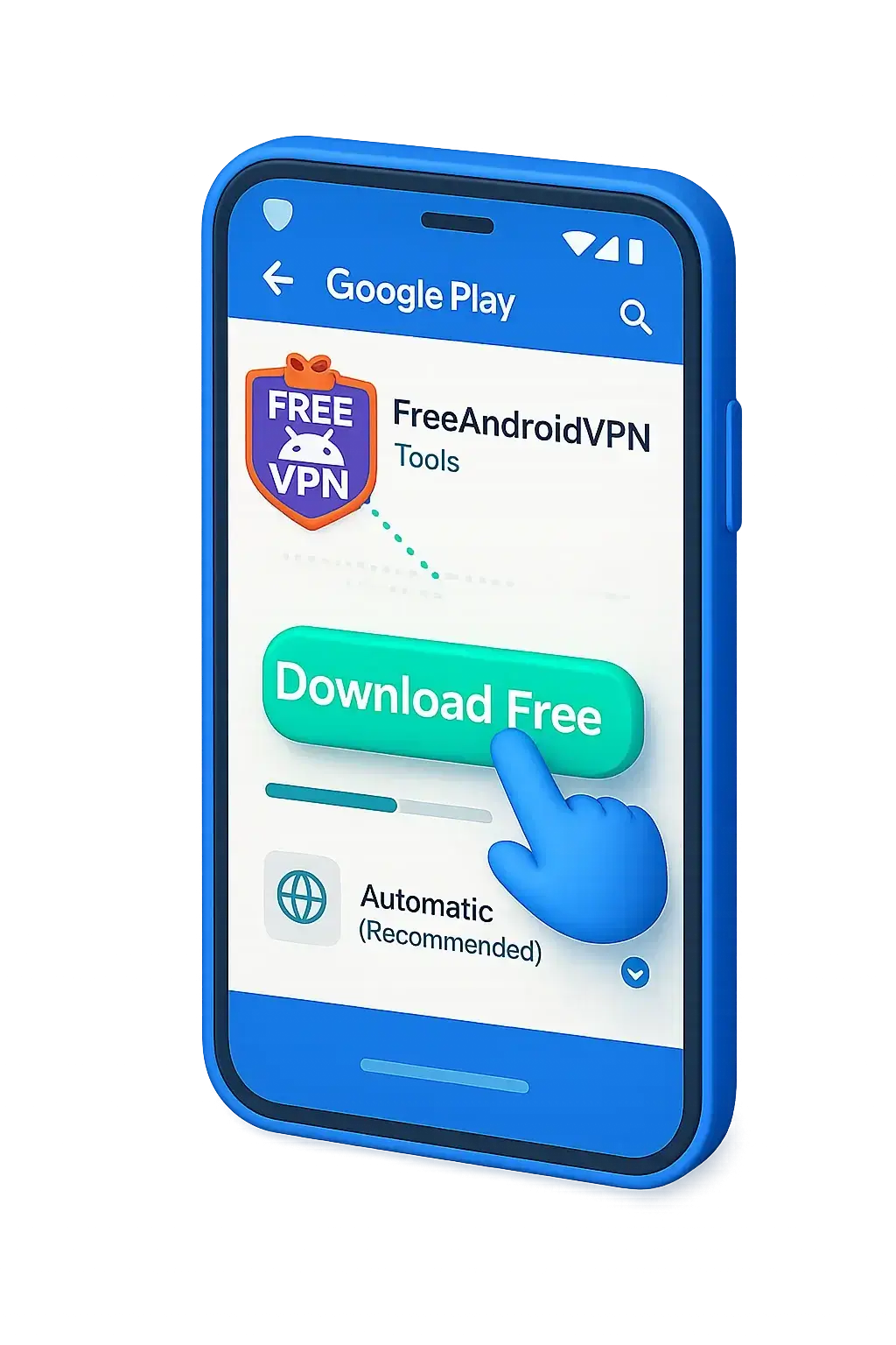 تحميل تطبيق Free Android VPN من جوجل بلاي