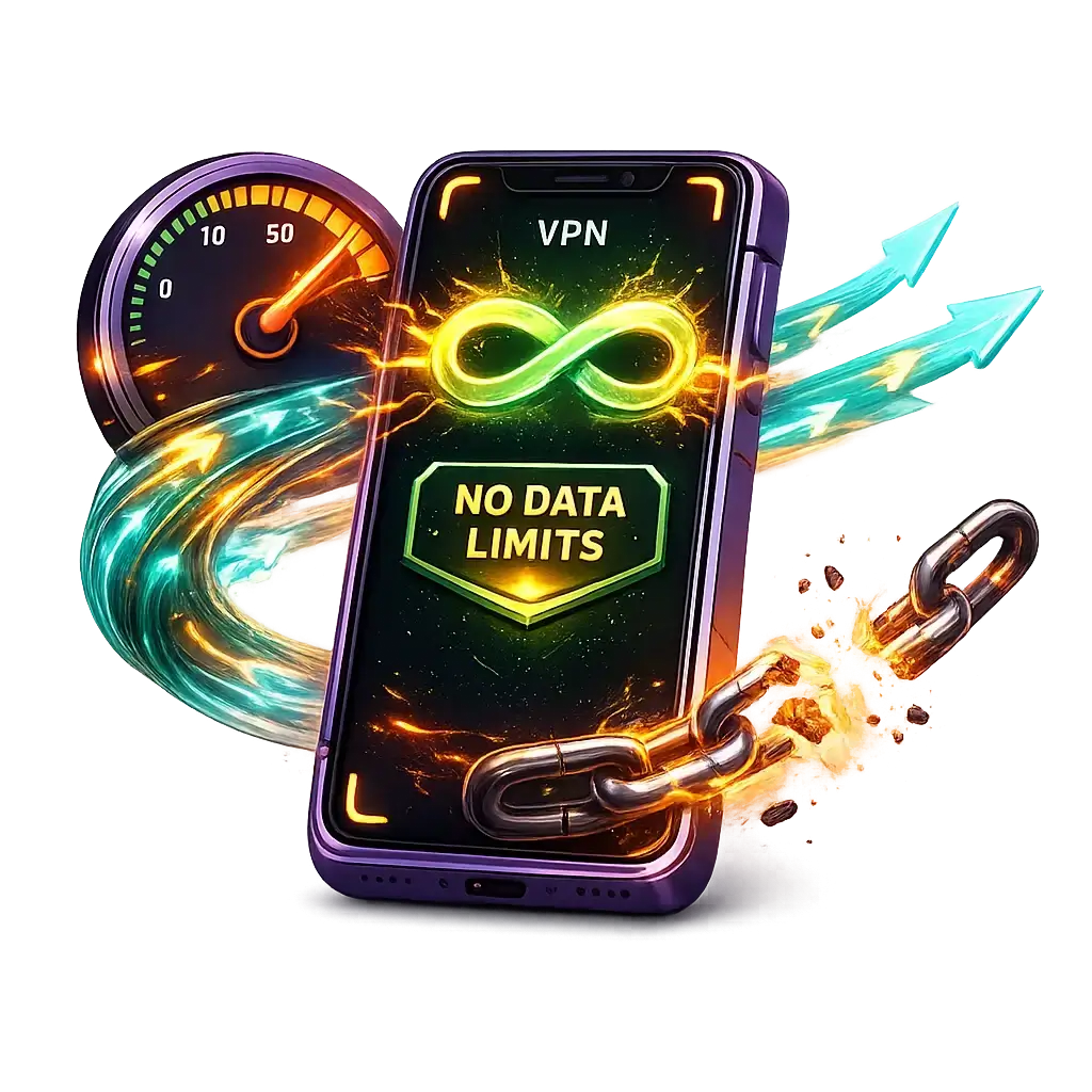 سعة نطاق VPN غير محدودة