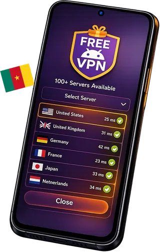 VPN per Camerun su Android — FreeAndroidVPN