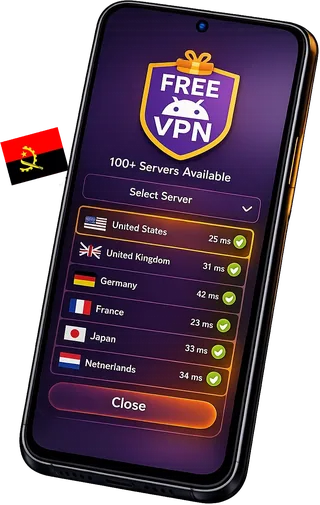 VPN für Angola auf Android — FreeAndroidVPN