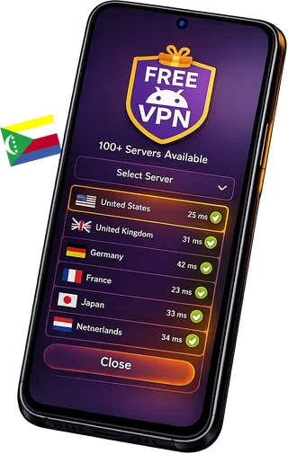 Comoros VPN for Android — FreeAndroidVPN