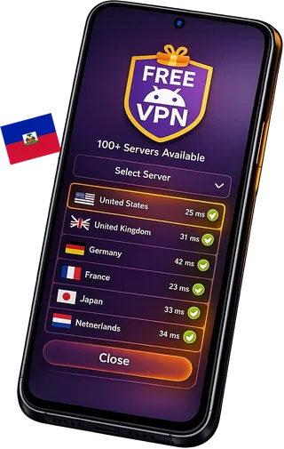 Haiti VPN for Android — FreeAndroidVPN