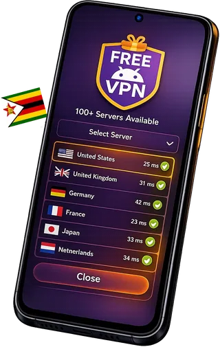 Zimbabwe VPN for Android — FreeAndroidVPN