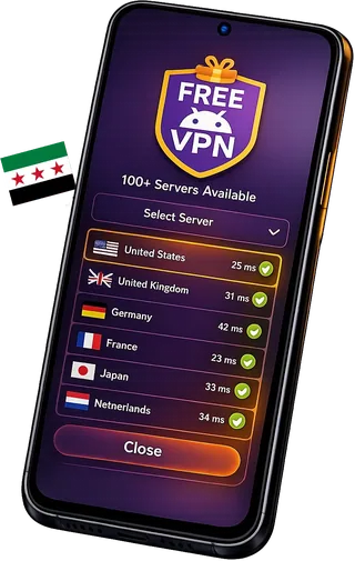 VPN voor Android: Syrië — FreeAndroidVPN