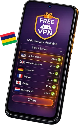 Mauritius VPN for Android — FreeAndroidVPN