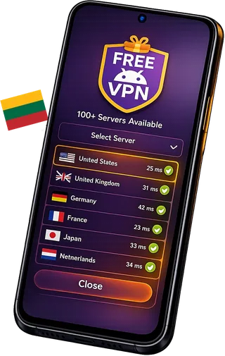 Android için Litvanya VPN — FreeAndroidVPN