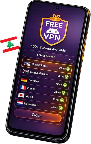 VPN de Líbano para Android — FreeAndroidVPN