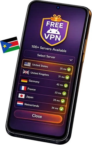 South Sudan VPN for Android — FreeAndroidVPN
