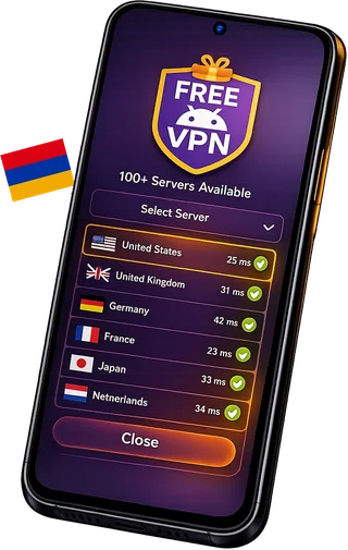 VPN na Androida — Armenia — FreeAndroidVPN