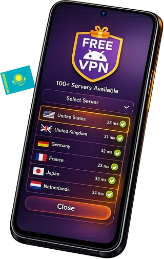VPN voor Android: Kazachstan — FreeAndroidVPN