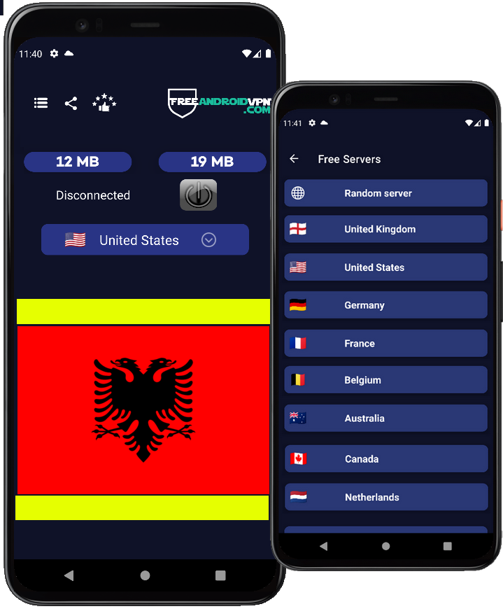 Free Albania VPN for Android