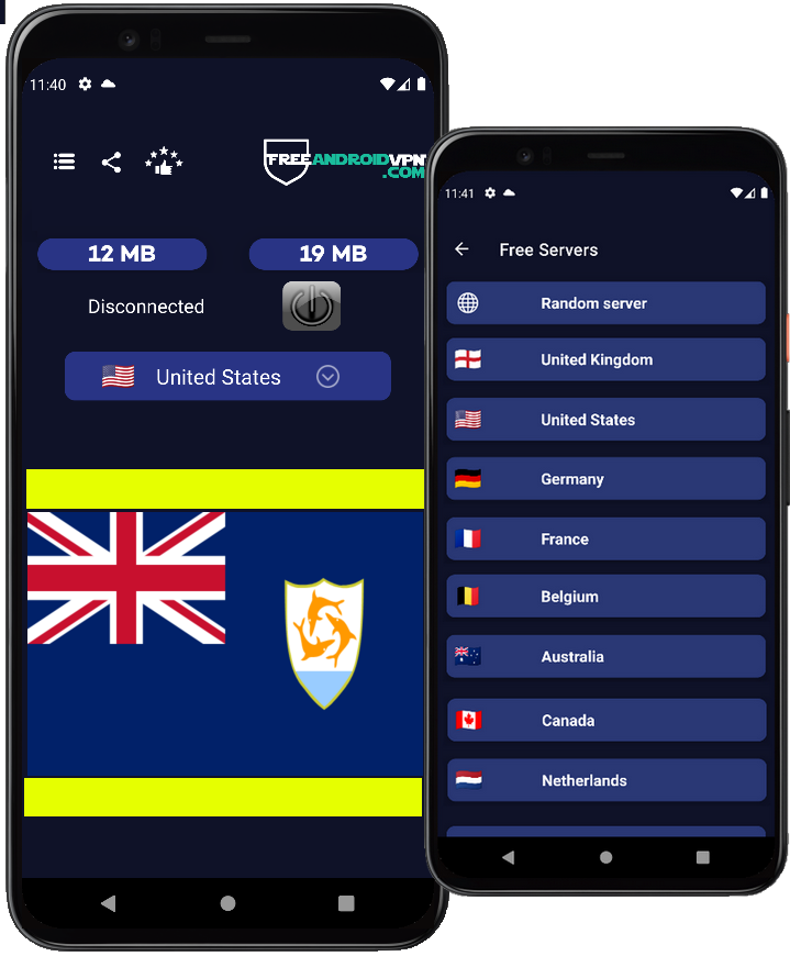 Free Anguilla VPN for Android
