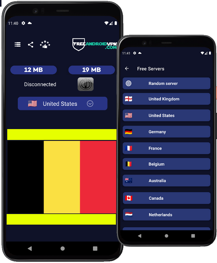 Free Belgium VPN for Android