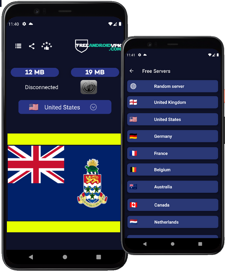 Free Cayman Islands VPN for Android
