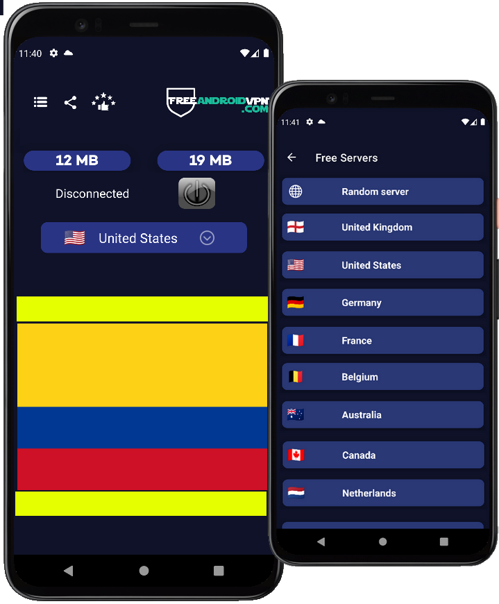 Free Colombia VPN for Android
