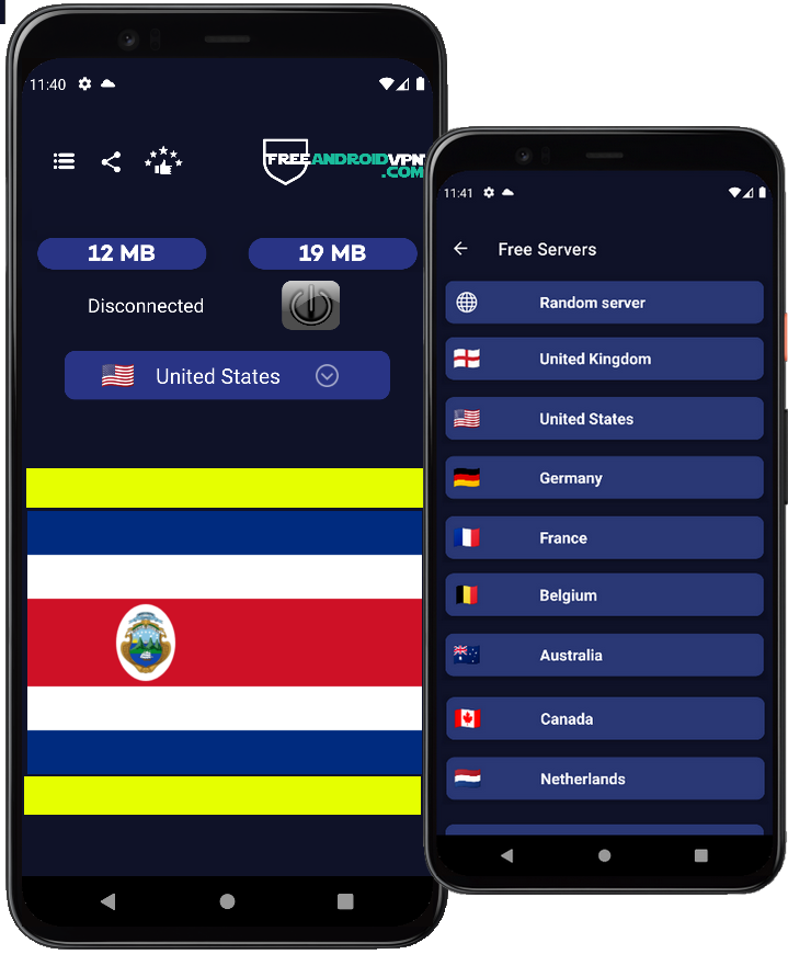 Free Costa Rica VPN for Android