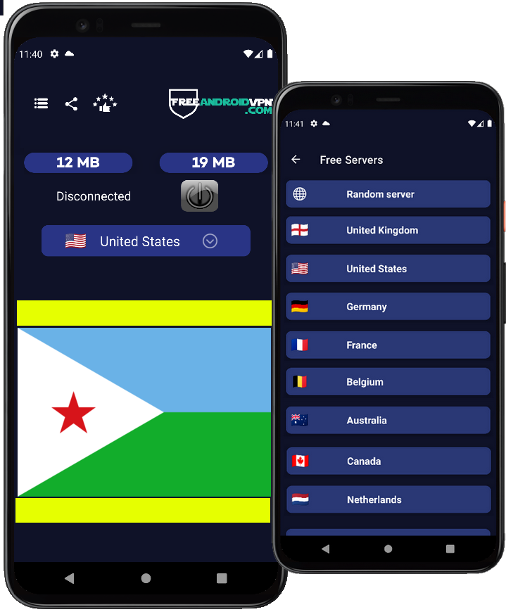 Free Djibouti VPN for Android