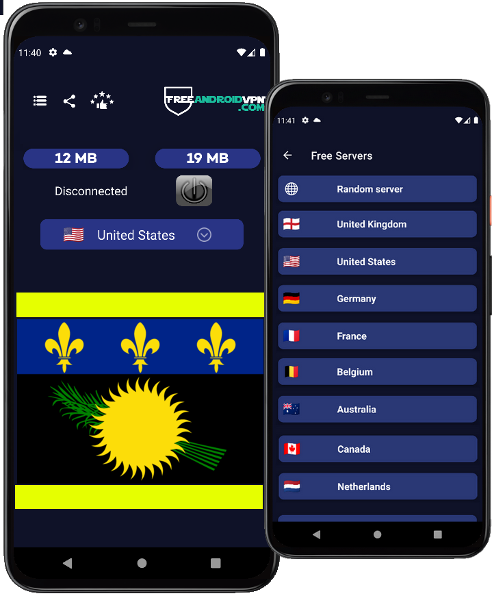 Free Guadeloupe VPN for Android