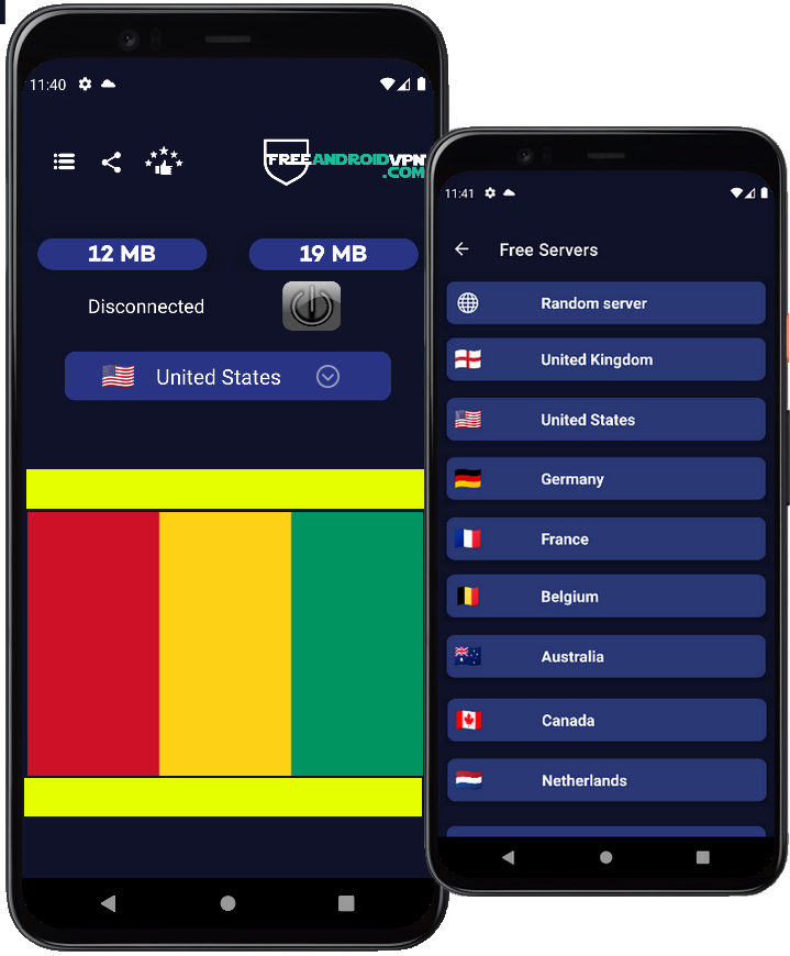 Free Guinea VPN for Android