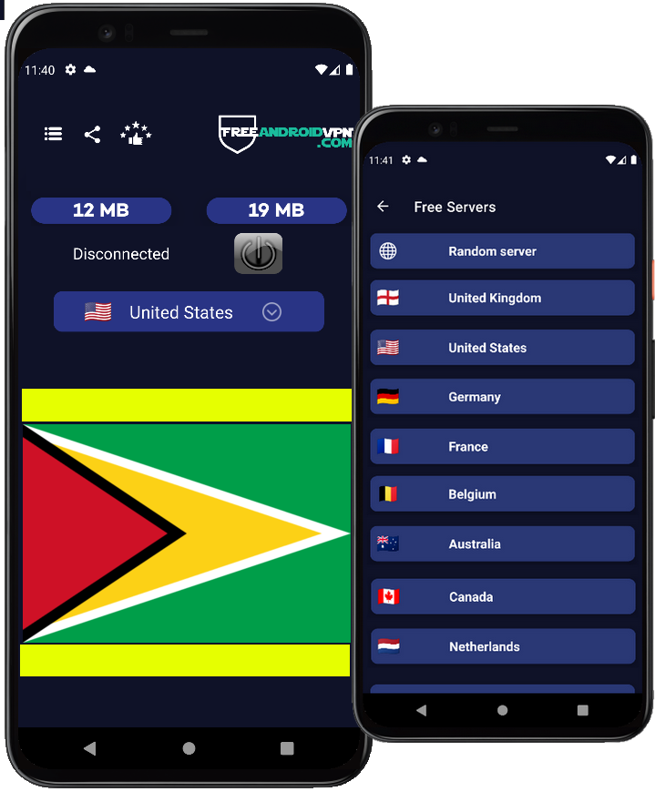 Free Guyana VPN for Android