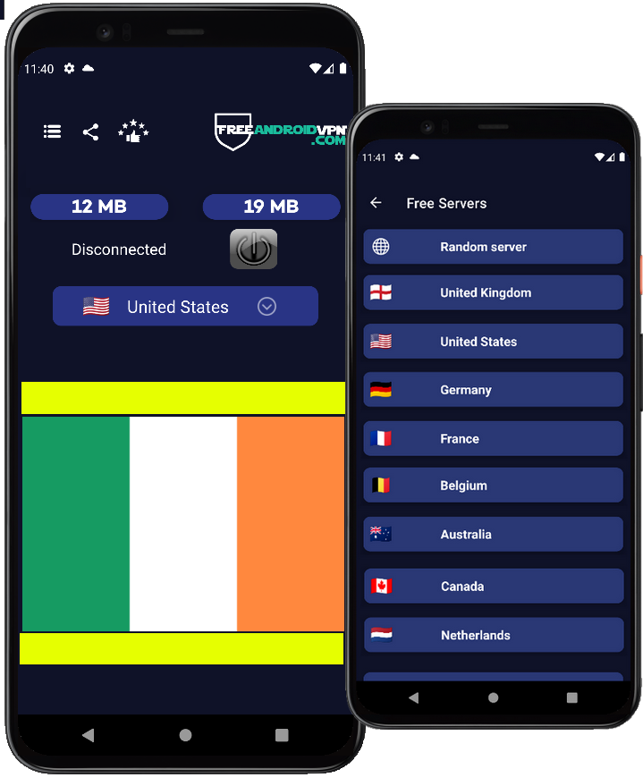 Free Ireland VPN for Android